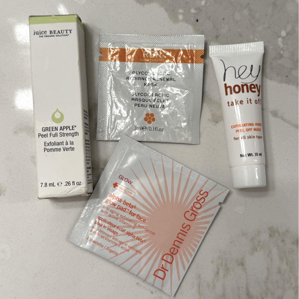 Skin Peeling Masks / treatments lot of 4